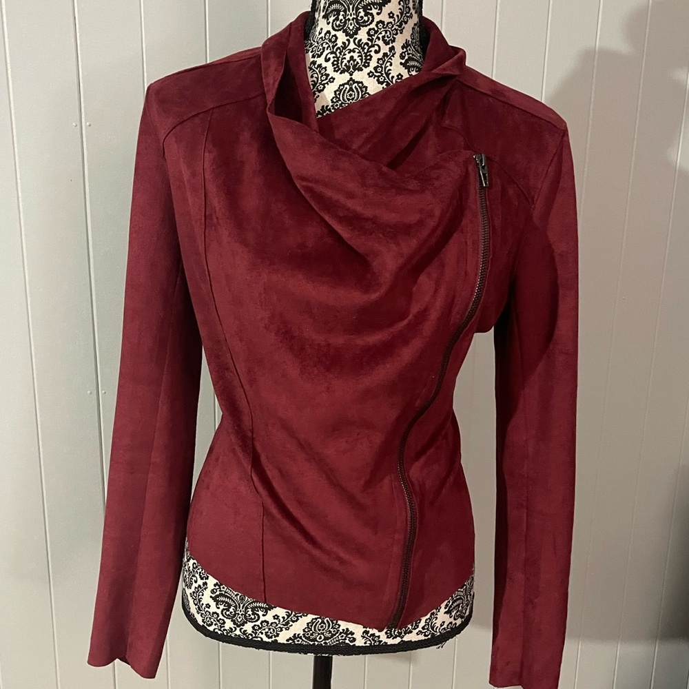 BlankNYC Dark red lightweight jacket/blazer